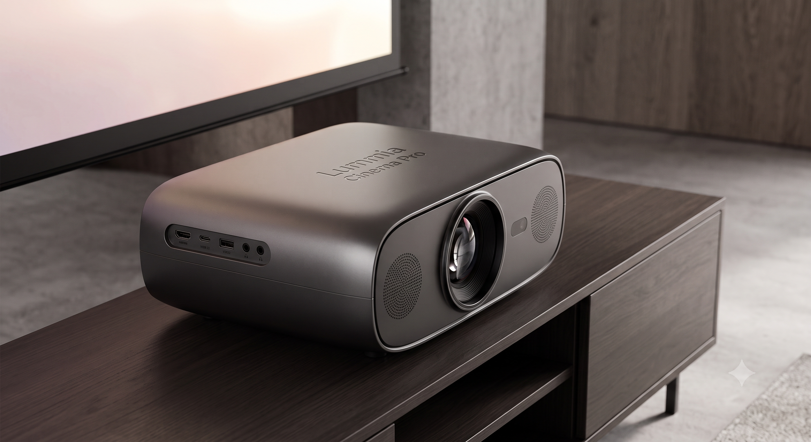 Lummia Cinema Pro (Gris Oscuro / Antracita)