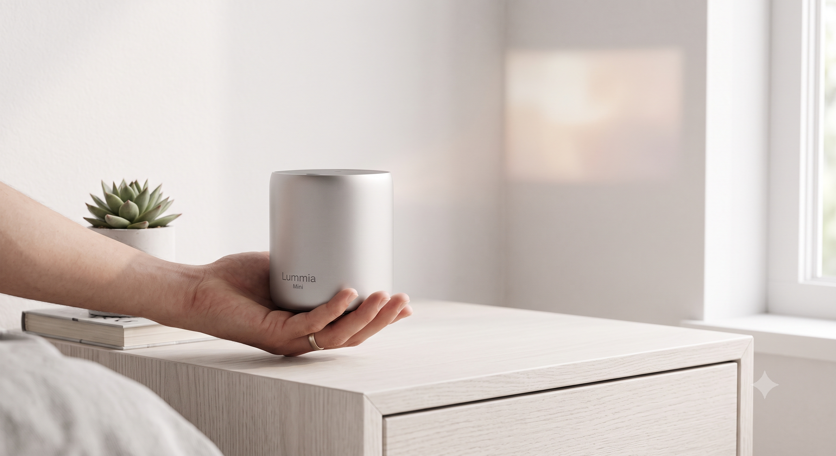 Lummia Mini (Gris Claro / Plata)